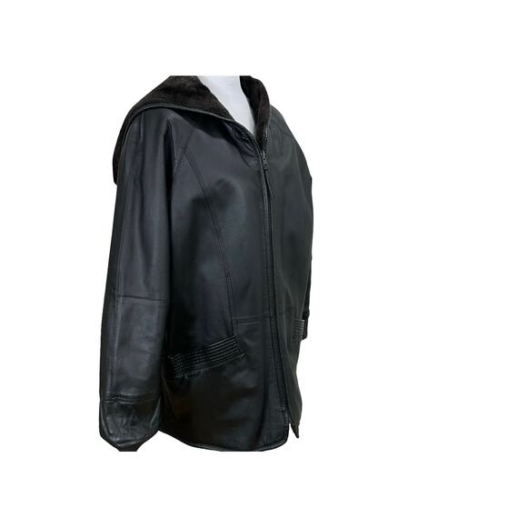 Vintage Gantos Reversible Jacket – Leather & Faux Fur - Picture 9 of 11